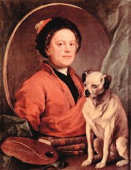 Painter and His Pug (1745)