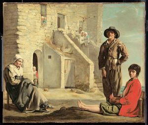 Louis Le Nain   Peasants in front of a House 600