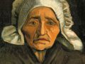 VG Head of an Old Peasant Woman with White Cap 1884 600