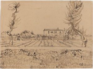 VG Ploughman in the Fields near Arles 1888 600
