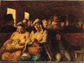 Honore Daumier The Third Class Carriage 600