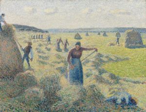 pissarro La Recolte des Foins Eragny 600