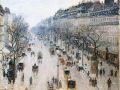 pissarro The Boulevard Montmartre on a Winter Morning 600