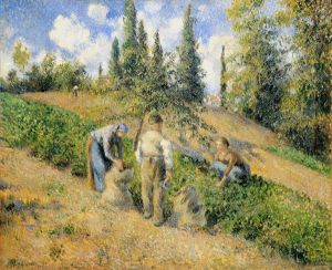 pissarro The Harvest  Pontoise 600