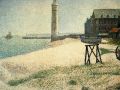 seurat hospice and lighthouse honfleur 1886 600