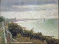 seurat the english channel at grandcamp 1885 600