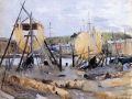 morisot boats under construction 600